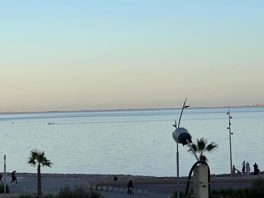 3 Zimmer Wohnung Corniche Nador Sidi Ali- Am Meer & Wifi エクステリア 写真